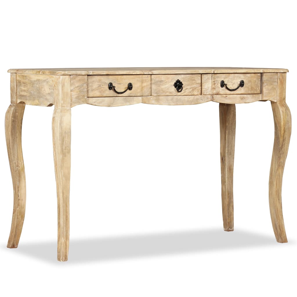 vidaXL Konsolentisch Mangoholz Massiv 120x50x80 cm