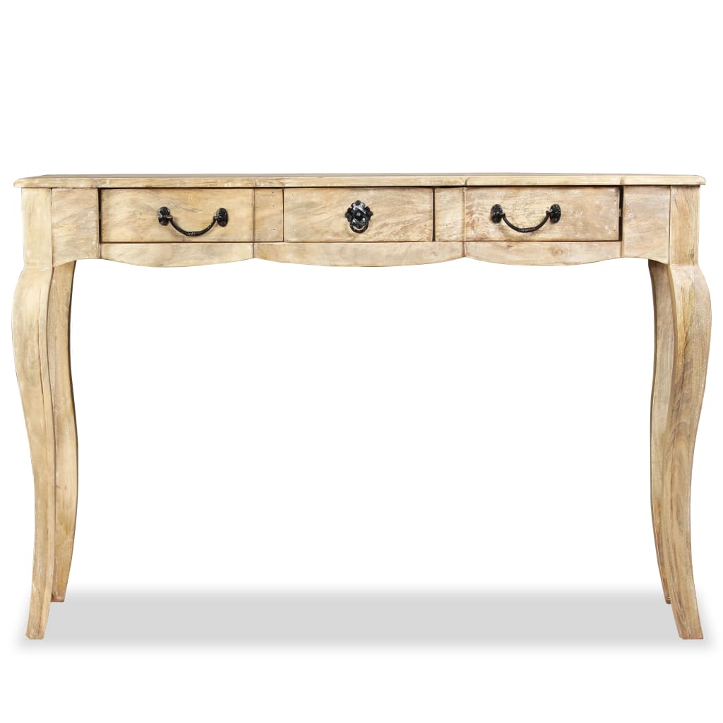 vidaXL Konsolentisch Mangoholz Massiv 120x50x80 cm