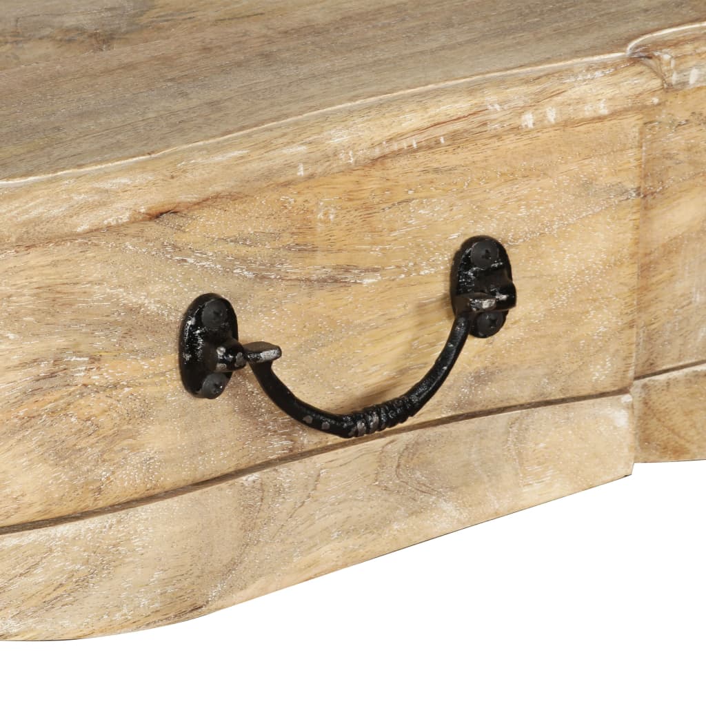 vidaXL Konsolentisch Mangoholz Massiv 120x50x80 cm