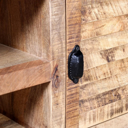 vidaXL TV-Schrank Raues Mangoholz 120x30x50 cm