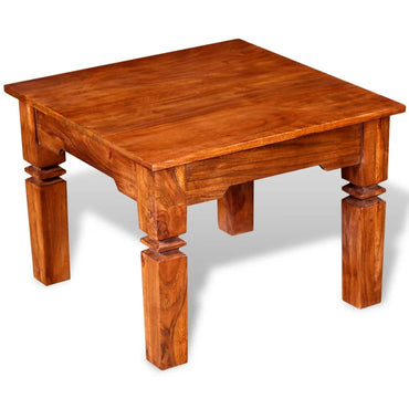 vidaXL Table basse en bois massif 60x60x45 cm