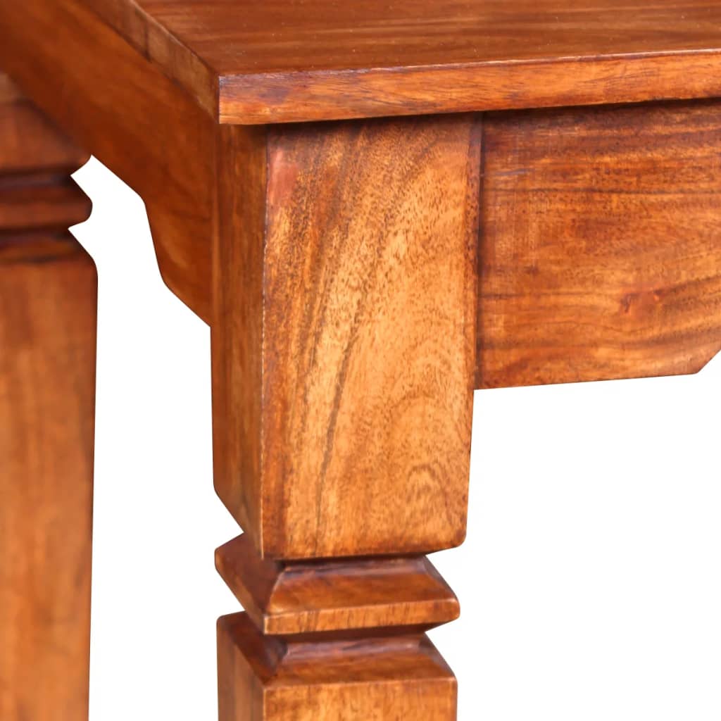vidaXL Table basse en bois massif 60x60x45 cm