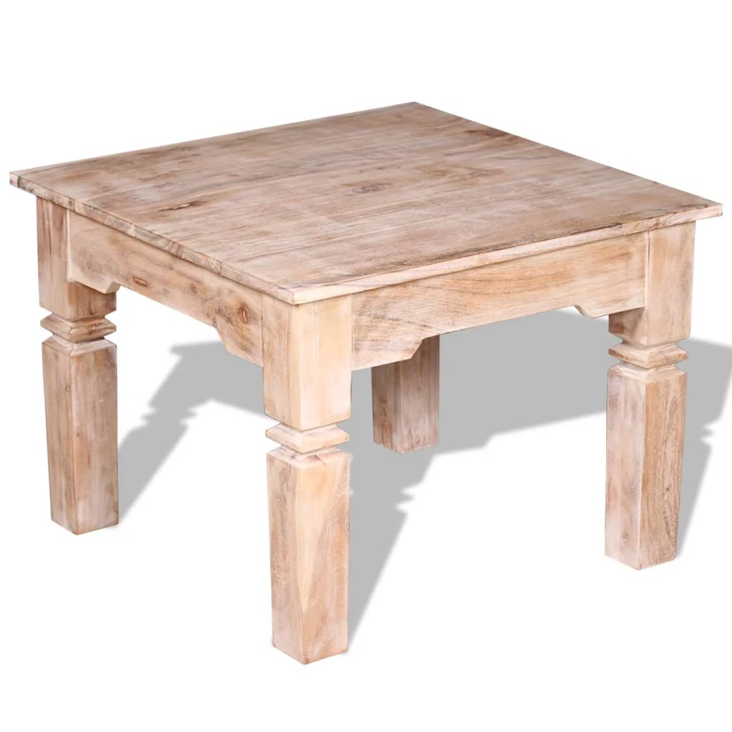 vidaXL Table basse en bois d'acacia 60x60x45 cm