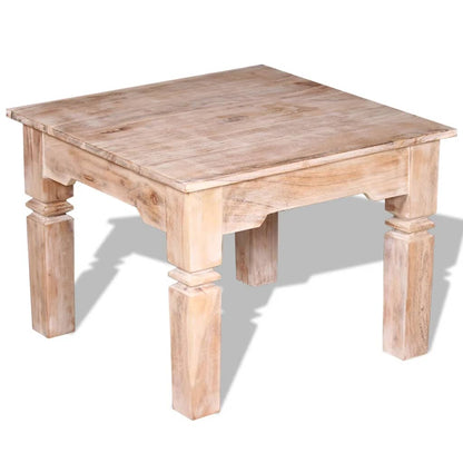 vidaXL Table basse en bois d'acacia 60x60x45 cm
