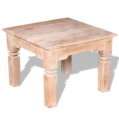 vidaXL Table basse en bois d'acacia 60x60x45 cm