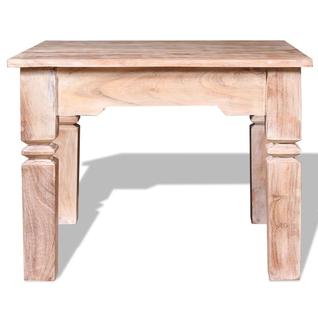 vidaXL Table basse en bois d'acacia 60x60x45 cm