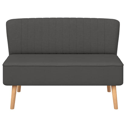 vidaXL Sofa Stoff 117x55,5x77 cm Dunkelgrau