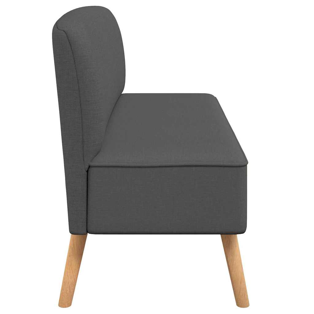 vidaXL Sofa Stoff 117x55,5x77 cm Dunkelgrau