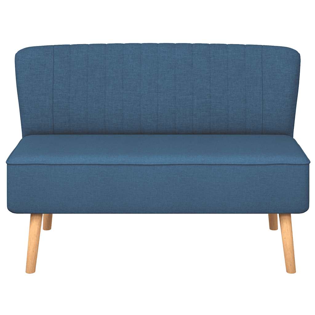 vidaXL Sofa Stoff 117x55,5x77 cm Blau