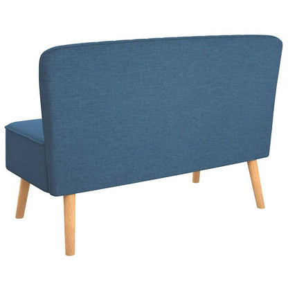 vidaXL Sofa Stoff 117x55,5x77 cm Blau