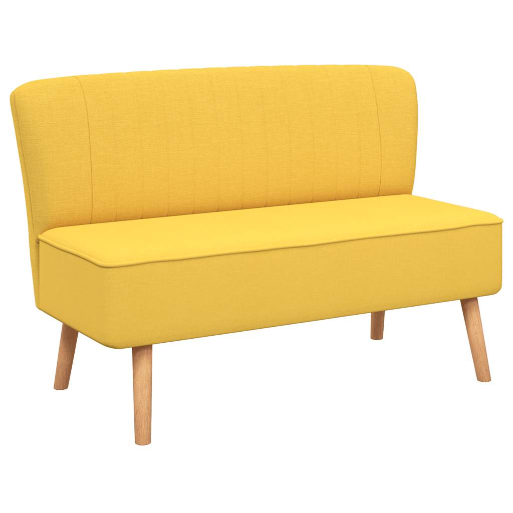 vidaXL Sofa Stoff 117x55,5x77 Gelb