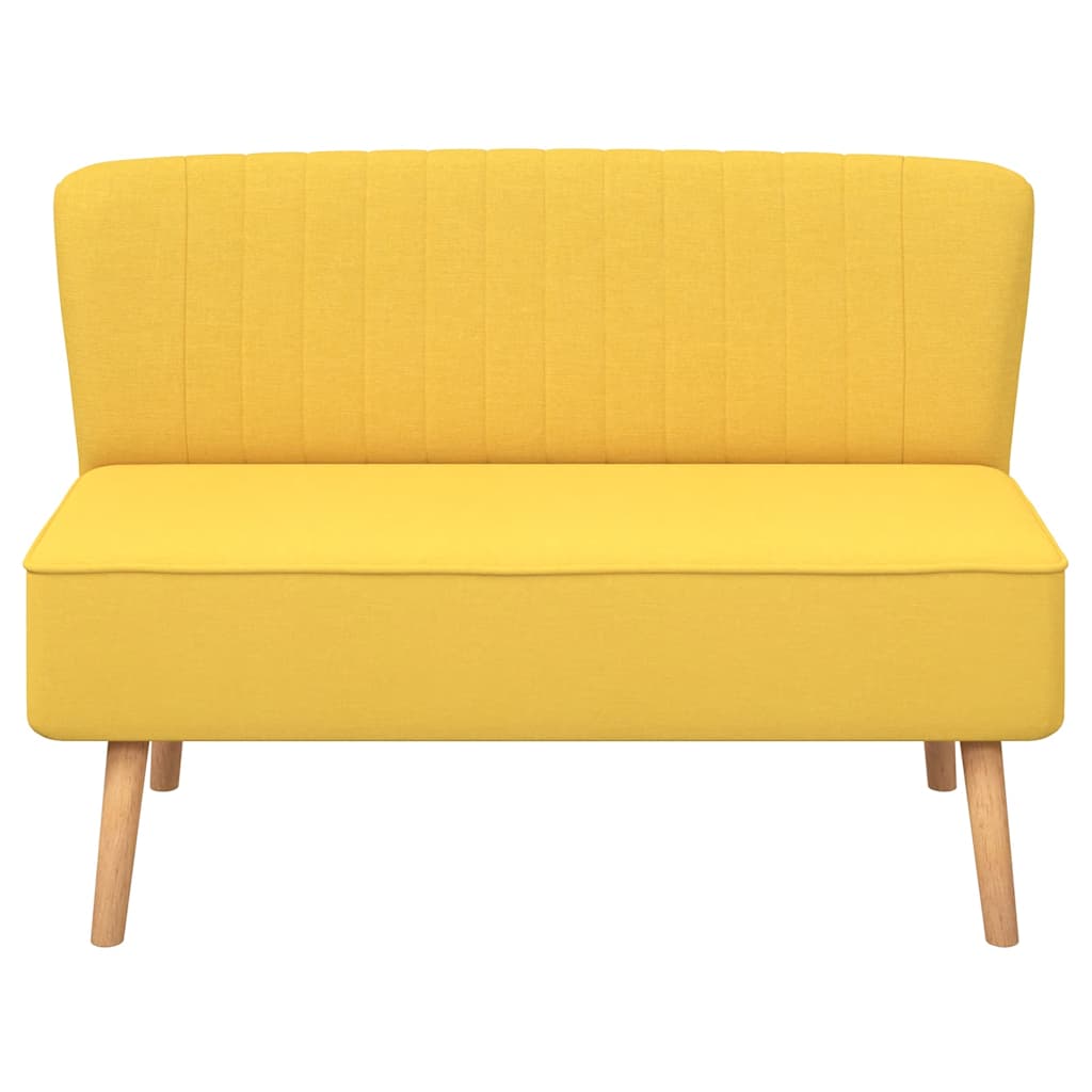 vidaXL Sofa Stoff 117x55,5x77 Gelb