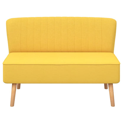 vidaXL Sofa Stoff 117x55,5x77 Gelb