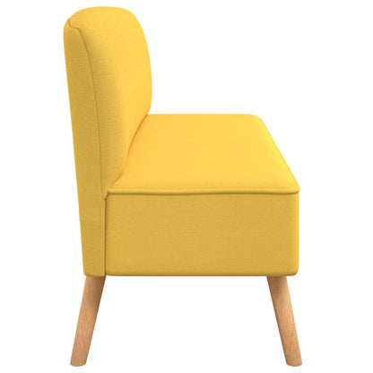 vidaXL Sofa Stoff 117x55,5x77 Gelb
