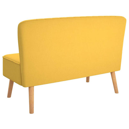 vidaXL Sofa Stoff 117x55,5x77 Gelb