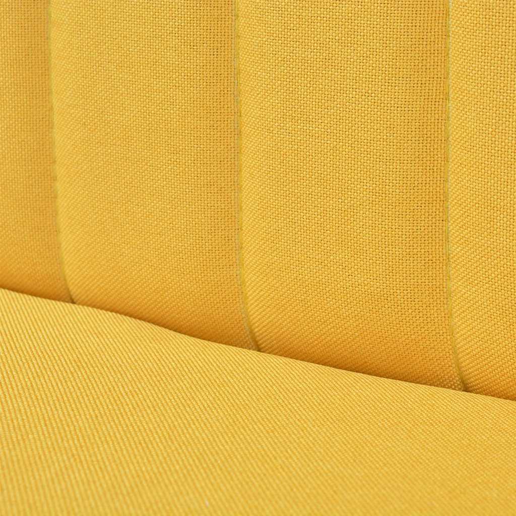 vidaXL Sofa Stoff 117x55,5x77 Gelb