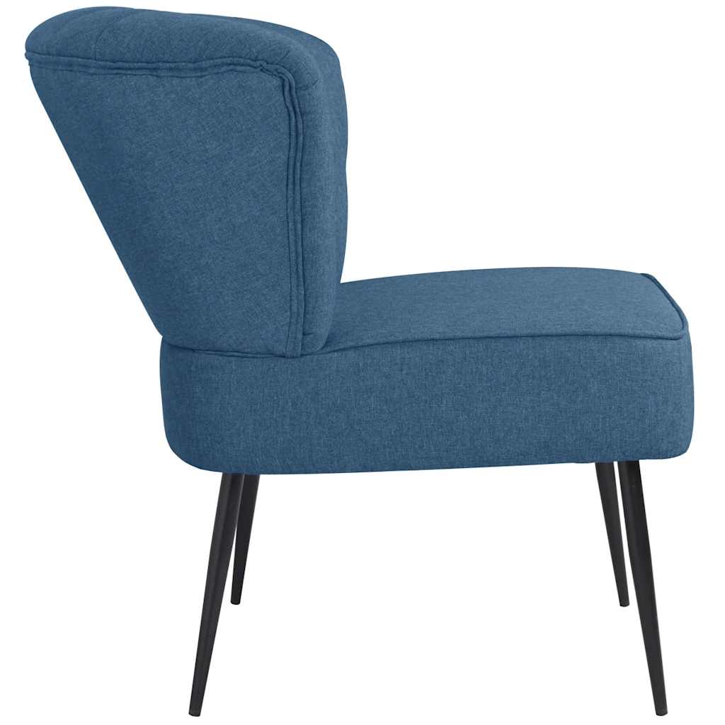 vidaXL Cocktailsessel Blau Stoff