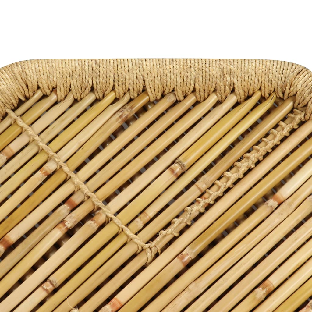 vidaXL Table basse Bambou Octogonale 60x60x45 cm