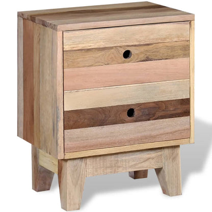 vidaXL Chevet en bois de récupération massif