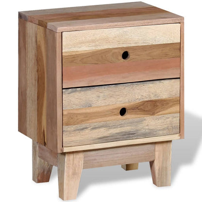 vidaXL Chevet en bois de récupération massif