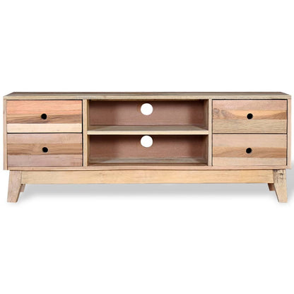 Meuble TV vidaXL en bois de récupération massif