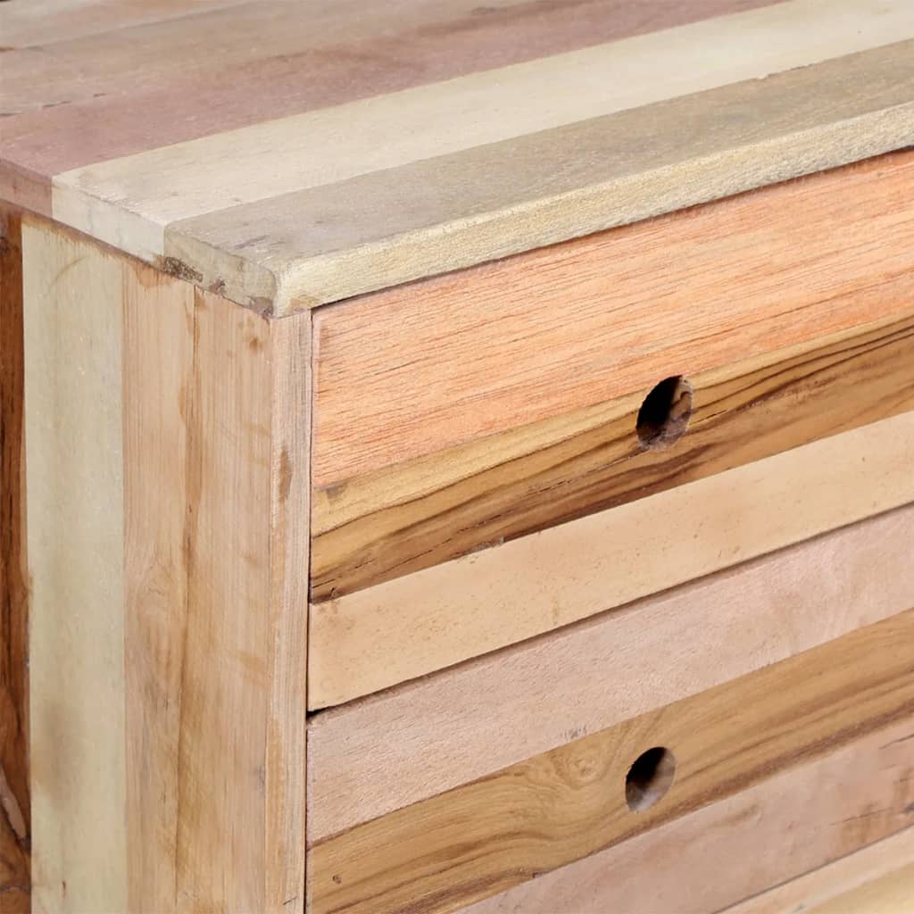Meuble TV vidaXL en bois de récupération massif