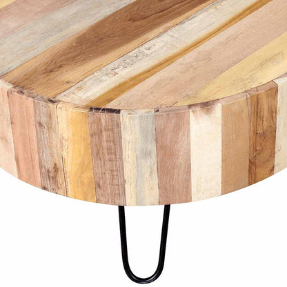 vidaXL Couchtisch Altholz Massiv