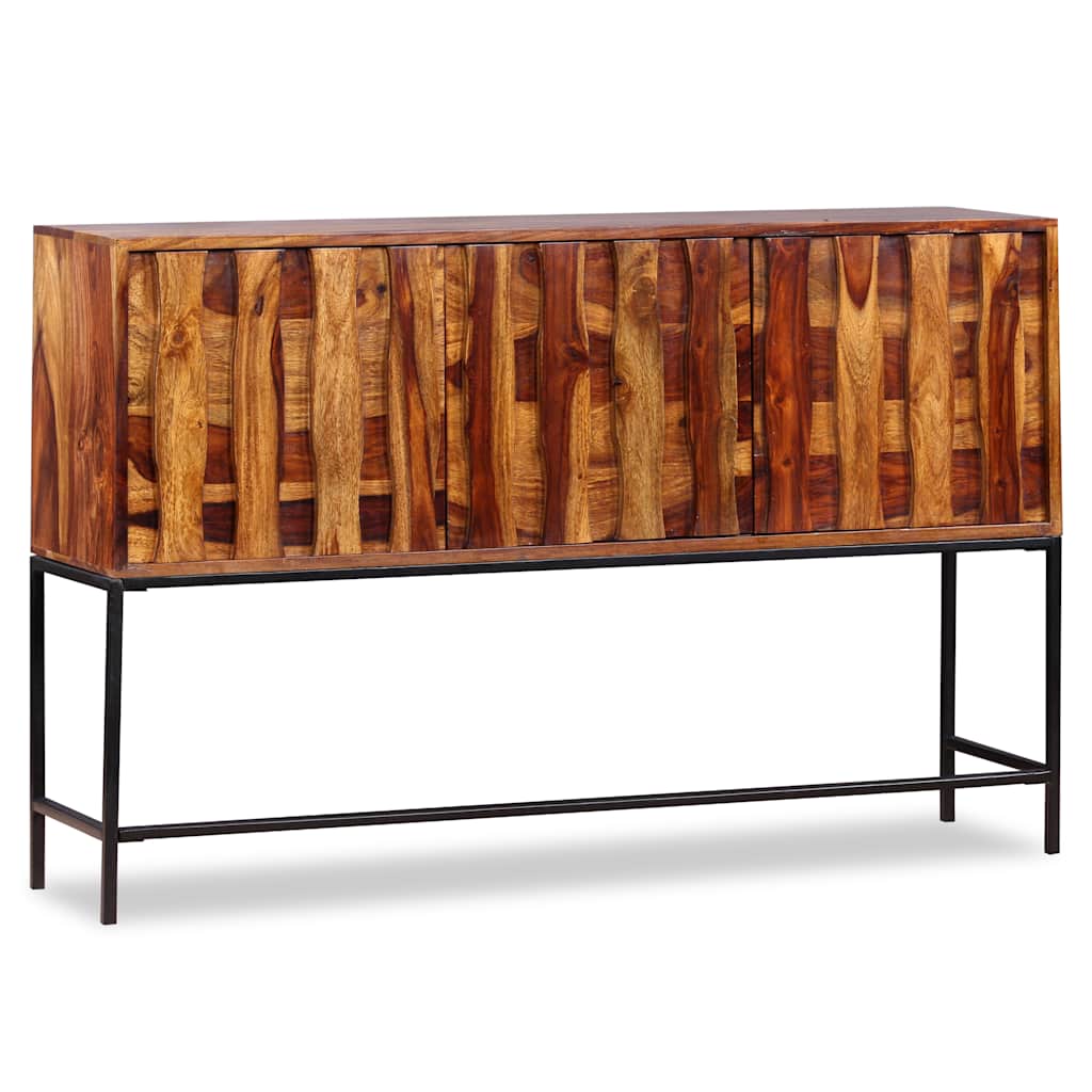 vidaXL Sideboard Massivholz Akazie 120x30x80 cm