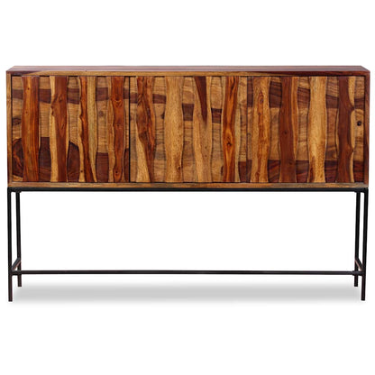 vidaXL Sideboard Massivholz Akazie 120x30x80 cm