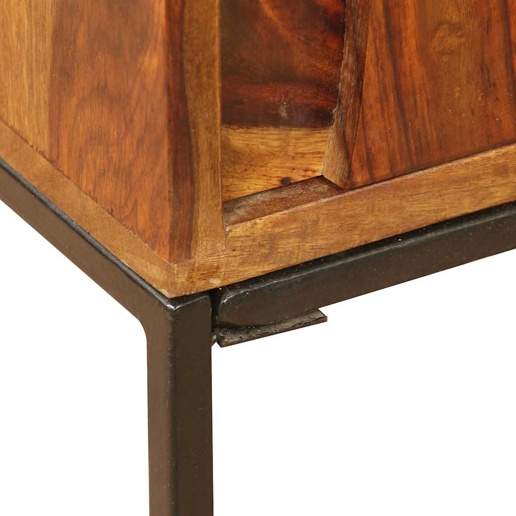 vidaXL Sideboard Massivholz Akazie 120x30x80 cm
