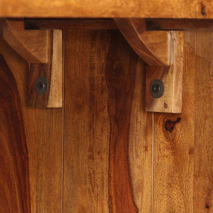 vidaXL Sideboard/Schreibtisch Massivholz Akazie Braun