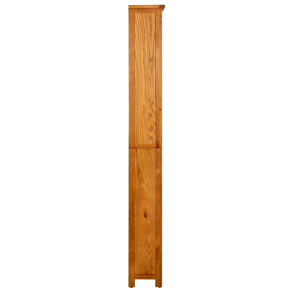 vidaXL Bibliothèque 6 casiers 80x22,5x180 cm Bois massif de chêne
