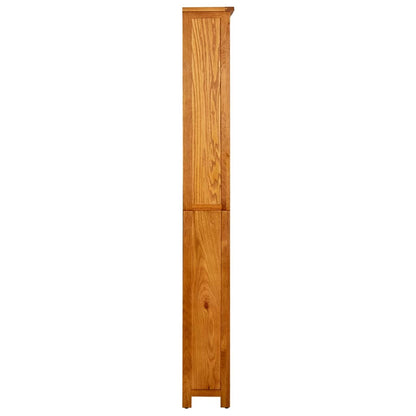 vidaXL Bibliothèque 6 casiers 80x22,5x180 cm Bois massif de chêne