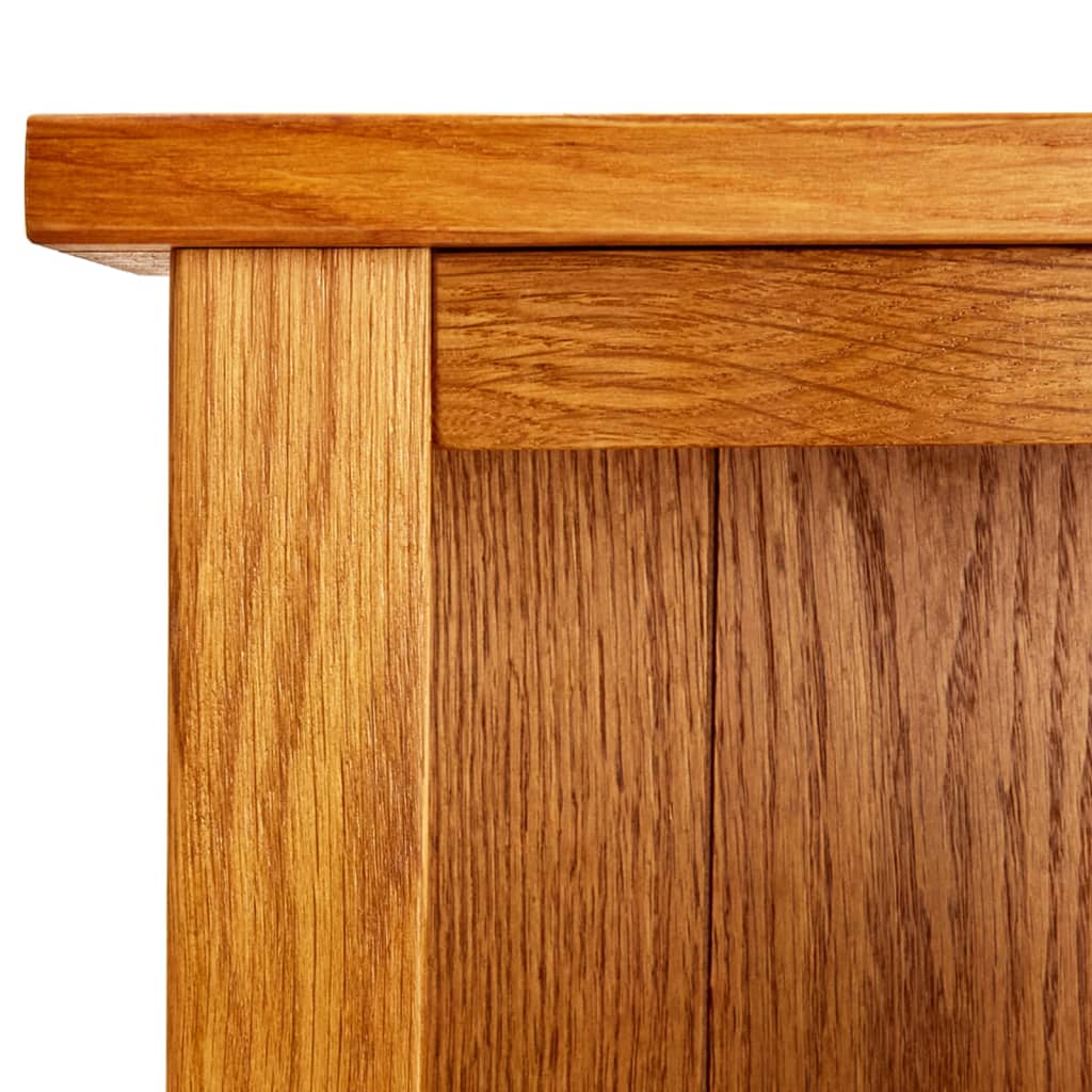 vidaXL Bibliothèque 6 casiers 80x22,5x180 cm Bois massif de chêne
