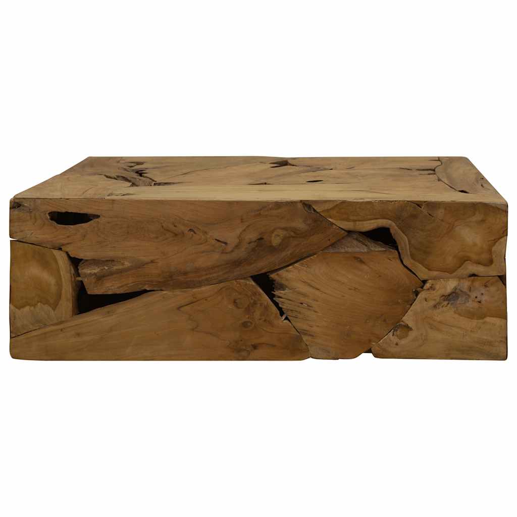 vidaXL Table basse 90x50x30 cm Teck Marron