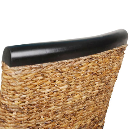 vidaXL Esszimmerstühle 6 Stk. Abaca und Mango Massivholz