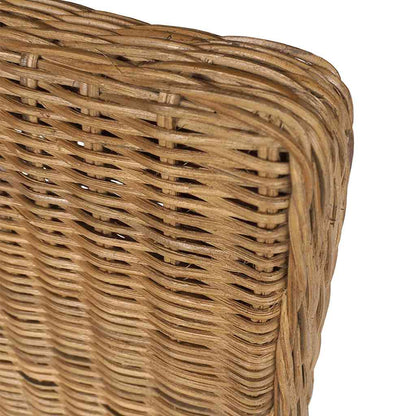 vidaXL Esszimmerstühle 4 Stk. Braun Natur Rattan