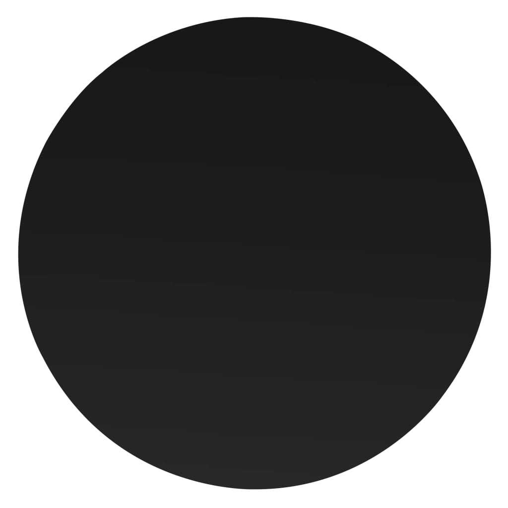 vidaXL Plateau de table en verre trempé rond 600 mm
