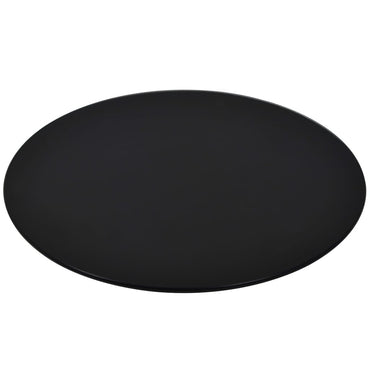 vidaXL Plateau de table en verre trempé rond 600 mm