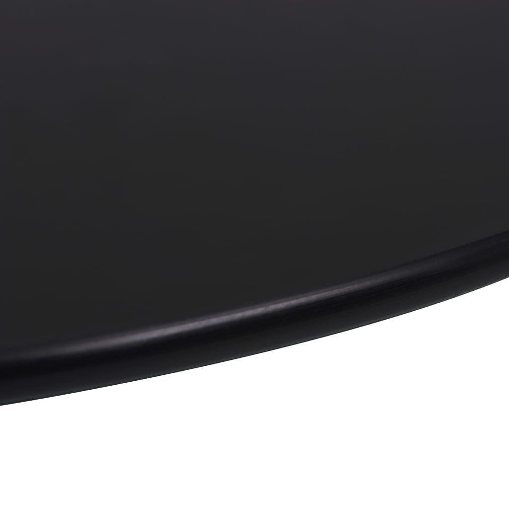 vidaXL Plateau de table en verre trempé rond 600 mm
