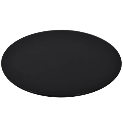 vidaXL Plateau de table en verre trempé rond 800 mm