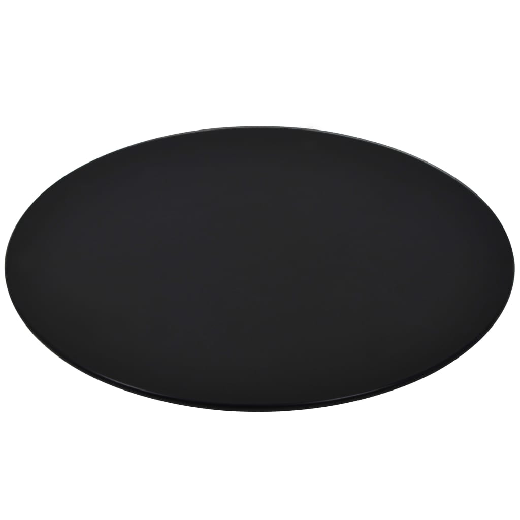 vidaXL Plateau de table en verre trempé Rond 900 mm