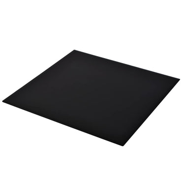 vidaXL Plateau de table en verre trempé carré 800 x 800 mm