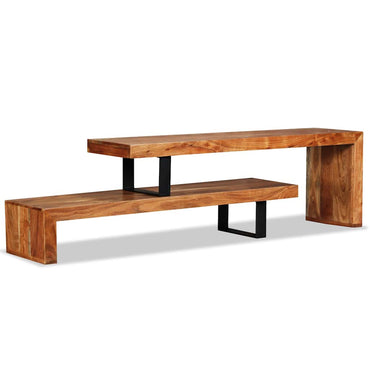 vidaXL Meuble TV en bois d'acacia massif