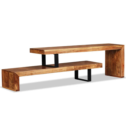 vidaXL Meuble TV en bois d'acacia massif