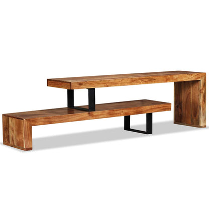 vidaXL Meuble TV en bois d'acacia massif