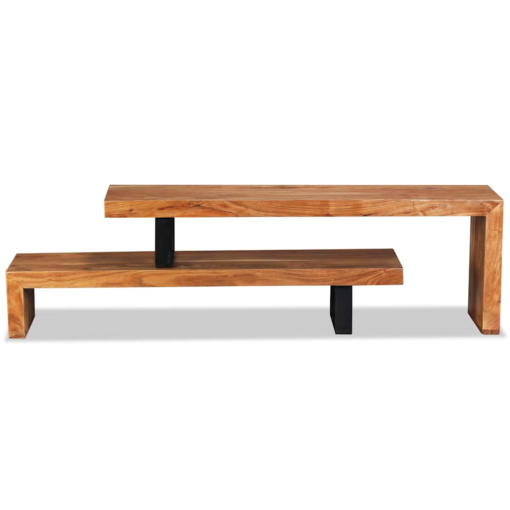 vidaXL Meuble TV en bois d'acacia massif