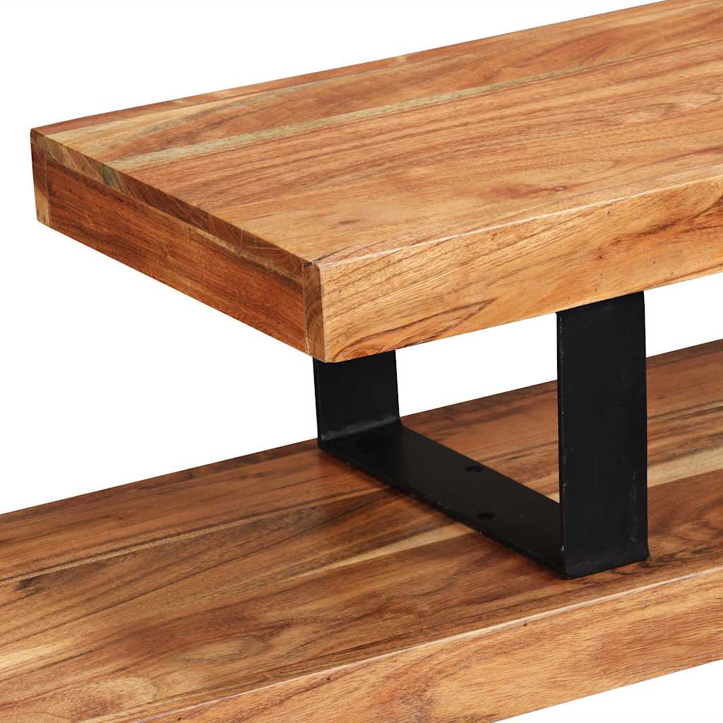 vidaXL Meuble TV en bois d'acacia massif