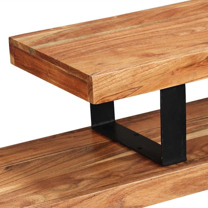 vidaXL Meuble TV en bois d'acacia massif