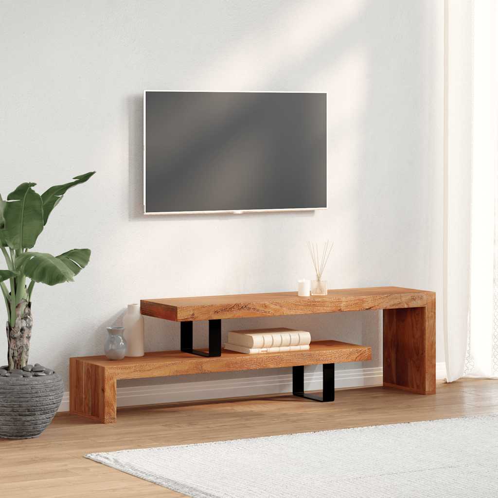 vidaXL Meuble TV en bois d'acacia massif